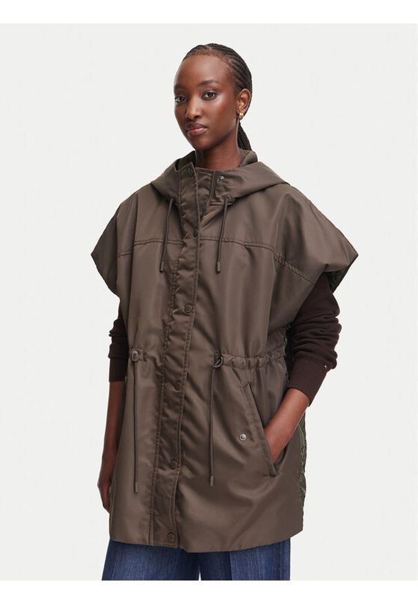 Weekend Max Mara Bezrękawnik Origano 2625296021 Brązowy Regular Fit. Kolor: brązowy. Materiał: syntetyk. Długość rękawa: bez rękawów