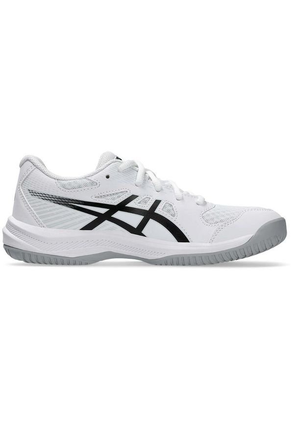 Asics Upcourt 6 Gs Buty Sportowe Dzieci. Kolor: czarny, biały, wielokolorowy. Sport: siatkówka, bieganie