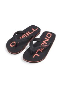 ONeill Japonki O'Neill Profile Logo Sandals Jr 92800614106 czarne. Kolor: czarny. Wzór: nadruk. Sezon: lato #4