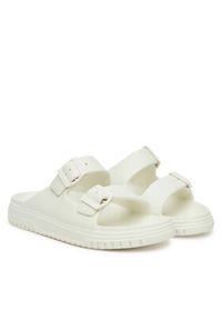 Armani Exchange Klapki XDP043 XV821 00894 Biały. Kolor: biały. Materiał: skóra