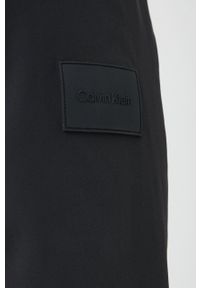 Calvin Klein kurtka bomber męski kolor czarny przejściowa. Okazja: na co dzień. Kolor: czarny. Materiał: tkanina, włókno. Wzór: gładki. Styl: casual #4