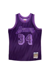 Mitchell & Ness - Koszulka NBA Los Angeles Lakers Shaquille O’Neal Monochrome Swingman. Kolor: fioletowy. Sport: koszykówka #1