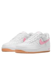 Buty Mężczyzna Nike Air Force 1 Retro biały. Kolor: różowy. Materiał: guma. Model: Nike Air Force