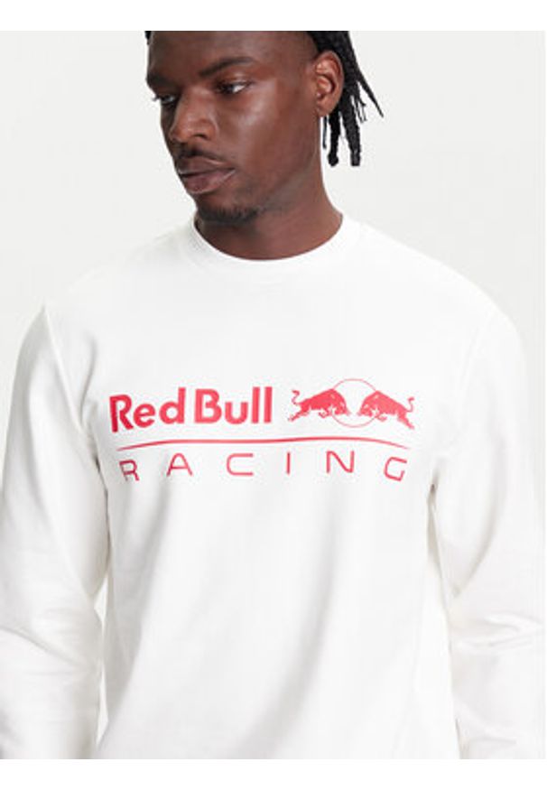 Pepe Jeans Bluza Red Bull Racing Team Logo RM580017 Biały Regular Fit. Kolor: biały. Materiał: bawełna
