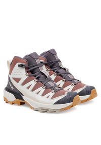 salomon - Salomon Trekkingi X Ultra 360 Edge Mid Gore-Tex L47816400 Różowy. Kolor: różowy. Materiał: materiał #3