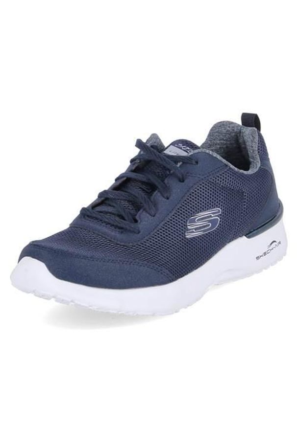 skechers - Buty do chodzenia damskie Skechers Skechair Dynamight. Zapięcie: sznurówki. Kolor: niebieski. Materiał: materiał. Szerokość cholewki: normalna. Sport: turystyka piesza