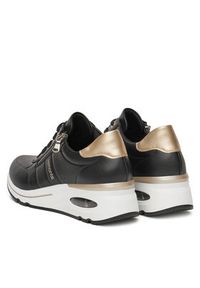 Remonte Sneakersy D2H01-03 Czarny. Kolor: czarny. Materiał: skóra #5