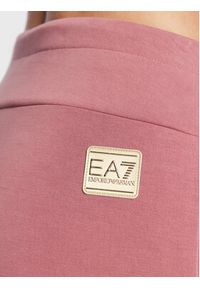EA7 Emporio Armani Spodnie dresowe 6LTP66 TJGFZ 1438 Różowy Regular Fit. Kolor: różowy. Materiał: dresówka, syntetyk