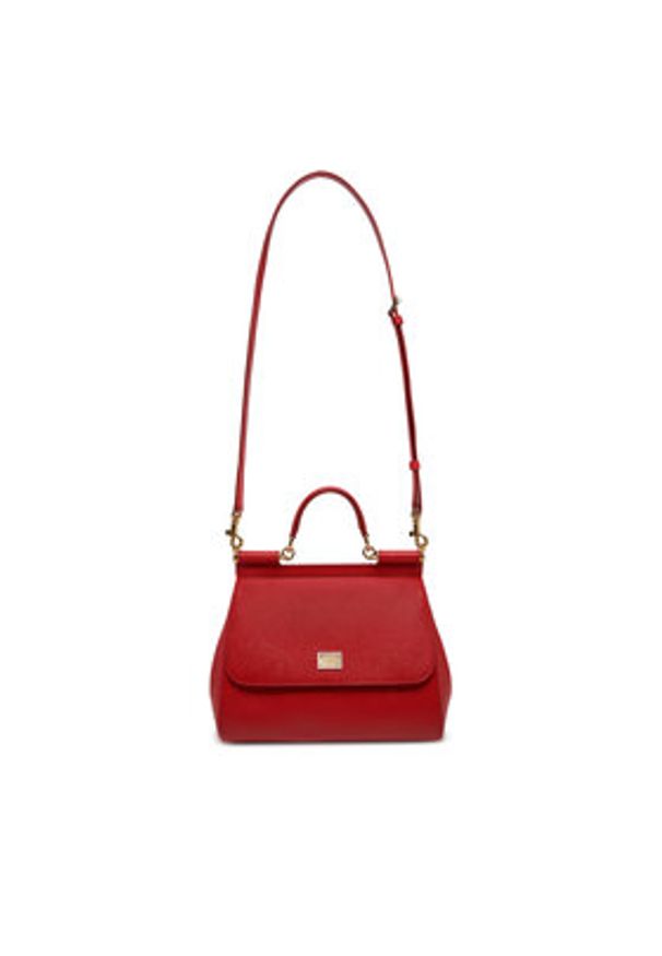 DOLCE & GABBANA - Dolce&Gabbana Torebka BB6002 A1001 Czerwony. Kolor: czerwony. Materiał: skórzane