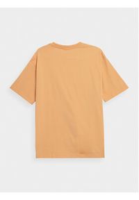 outhorn - Outhorn T-Shirt OTHAW23TTSHM0862 Pomarańczowy Regular Fit. Kolor: pomarańczowy. Materiał: bawełna