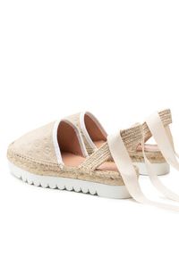 Pollini Espadryle TA10134G0EQ2V110 Beżowy. Kolor: beżowy. Materiał: skóra #4