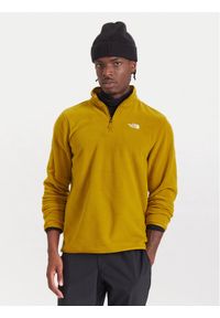 The North Face Polar Glacier NF0A8D0Q Żółty Regular Fit. Kolor: żółty. Materiał: syntetyk