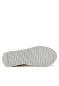 Calvin Klein Sneakersy Runner Lace Up Saff Mono HW0HW02102 Beżowy. Kolor: beżowy. Materiał: skóra #5