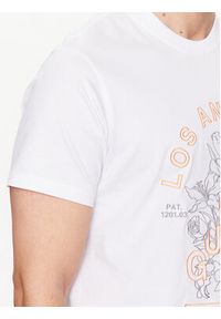 Guess T-Shirt Flower M3GI35 K8FQ4 Biały Regular Fit. Kolor: biały. Materiał: bawełna