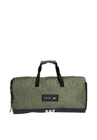 Adidas - 4ATHLTS Duffel Bag Medium. Kolor: wielokolorowy, zielony, biały. Materiał: materiał #1