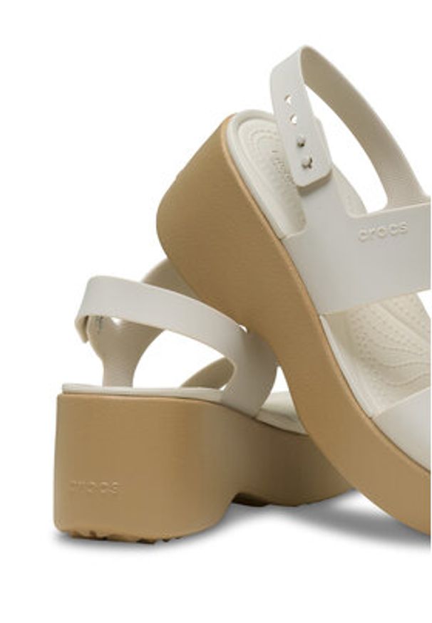 Crocs Sandały Brooklyn Sky Sandal 212250 Beżowy. Kolor: beżowy