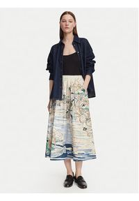 Weekend Max Mara Spódnica midi Adepto 2625106011 Beżowy Regular Fit. Kolor: beżowy. Materiał: bawełna #4