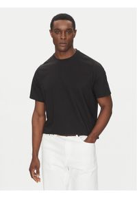 Michael Kors T-Shirt CR451V9HFK Czarny Regular Fit. Kolor: czarny. Materiał: bawełna, syntetyk #1