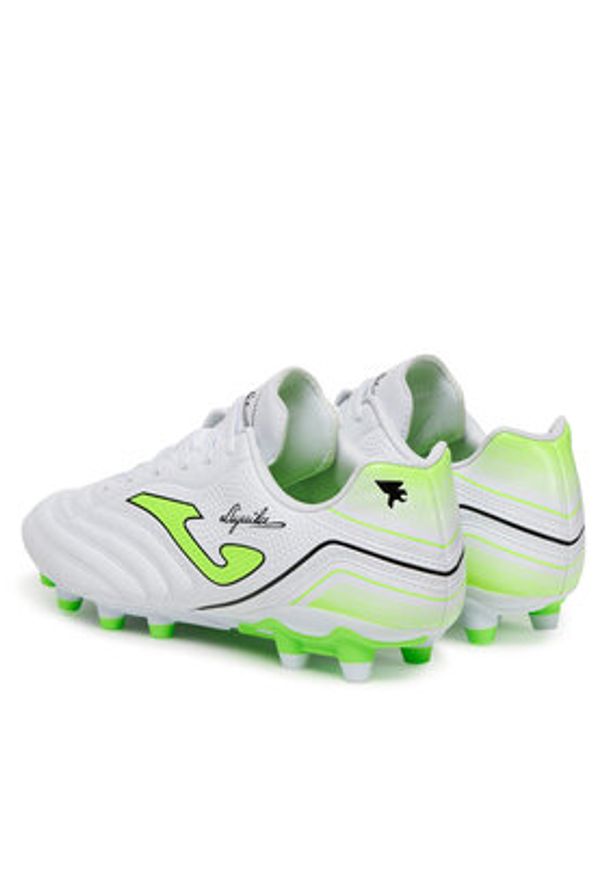 Joma Buty do piłki nożnej Aguila 2502 AGUS2502FG Biały. Kolor: biały. Materiał: skóra