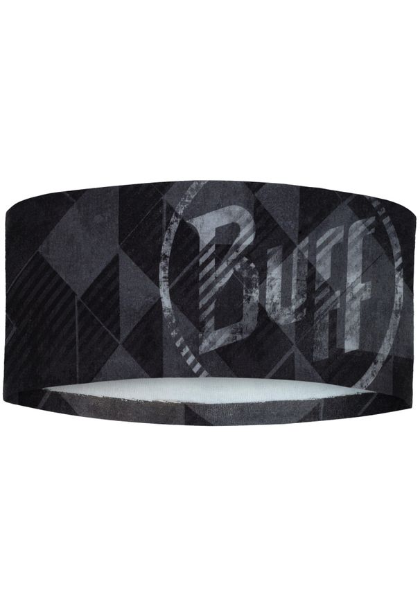 Opaska sportowa na głowę Buff Thermonet Headband - micor graphite. Kolor: szary. Styl: sportowy