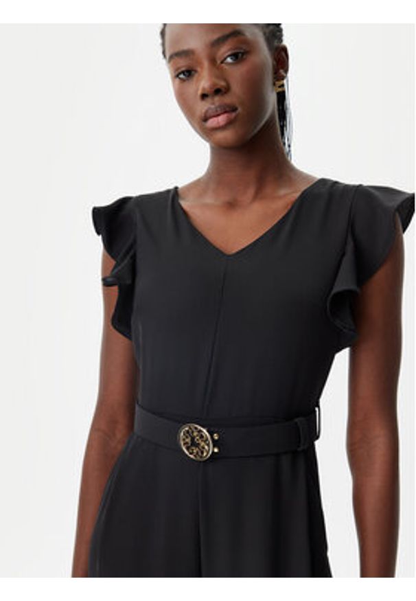 Rinascimento Kombinezon CFC0122556003 Czarny Regular Fit. Kolor: czarny. Materiał: syntetyk