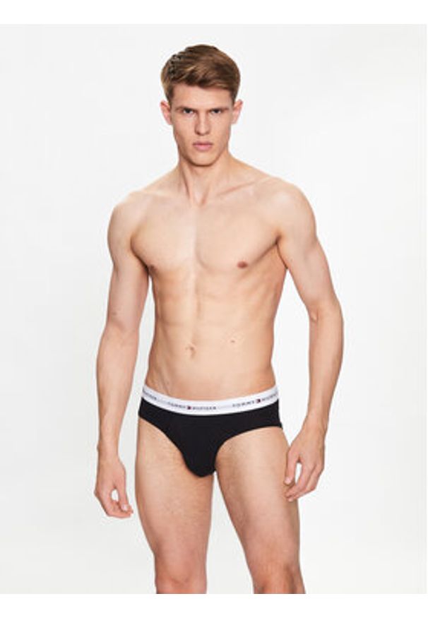 TOMMY HILFIGER - Tommy Hilfiger Komplet 5 par slipów UM0UM02905 Czarny. Kolor: czarny. Materiał: bawełna