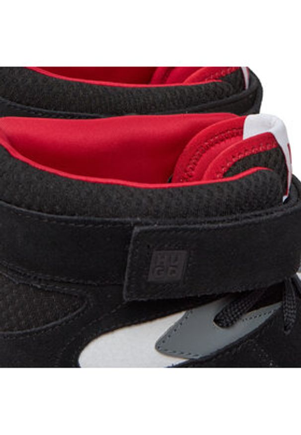 Hugo Sneakersy Kilian Hito 50510215 Biały. Kolor: czarny, biały. Materiał: materiał