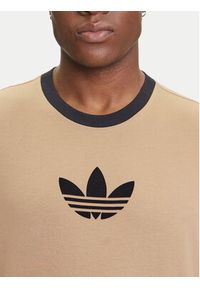 Adidas - adidas T-Shirt adicolor 2000s Cali JX1516 Beżowy Loose Fit. Kolor: beżowy. Materiał: bawełna #3