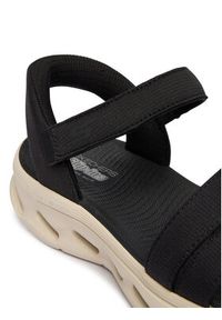 skechers - Skechers Sandały Go Walk Glide-Step 2.0 Sandal 141269/BKW Czarny. Kolor: czarny. Materiał: materiał #4