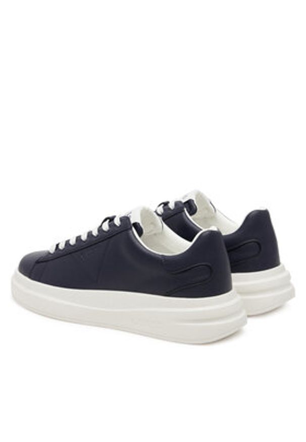 Guess Sneakersy FMJLBA LEA12 Granatowy. Kolor: niebieski. Materiał: skóra