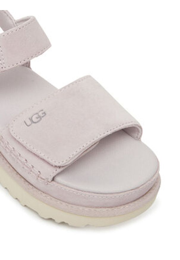 Ugg Sandały W Goldenstar 1136783 Fioletowy. Kolor: fioletowy. Materiał: skóra, zamsz
