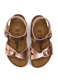 Birkenstock Sandały Rio Kids Bf 1012520 Złoty. Kolor: złoty. Materiał: skóra