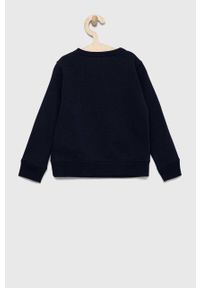 GAP bluza dziecięca kolor granatowy wzorzysta. Okazja: na co dzień. Kolor: niebieski. Materiał: poliester, dzianina. Styl: casual #3