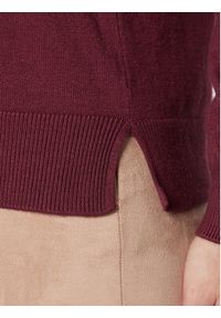 Fransa Sweter Blume 20611445 Bordowy Regular Fit. Kolor: czerwony. Materiał: syntetyk #4
