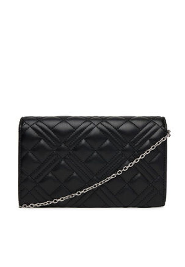 Love Moschino - LOVE MOSCHINO Torebka JC4248PP0MLA000B Czarny. Kolor: czarny. Materiał: skórzane