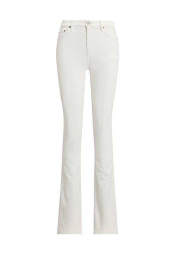 Lauren Ralph Lauren - LAUREN RALPH LAUREN Jeansy 200926081001 Biały Bootcut Fit. Kolor: biały