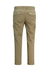 Jack & Jones Spodnie materiałowe Stace Arthur 12282388 Khaki Regular Fit. Kolor: brązowy. Materiał: bawełna #4