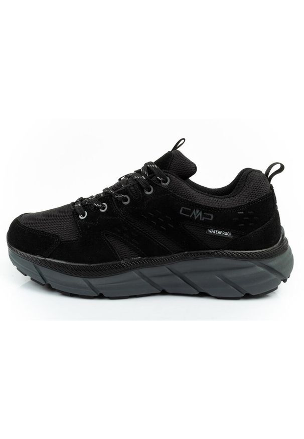 Buty trekkingowe sportowe wodoodporne męskie CMP Kamsel Low. Kolor: czarny. Sport: turystyka piesza
