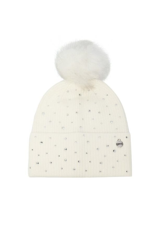 Guess Czapka AW5213 POL01 Biały. Kolor: biały. Materiał: materiał