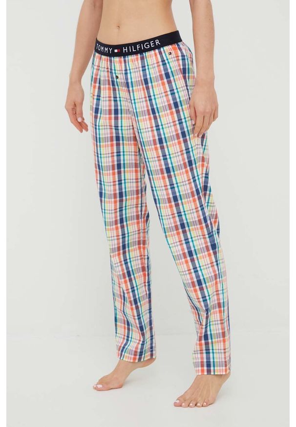 TOMMY HILFIGER - Tommy Hilfiger spodnie piżamowe bawełniane bawełniana. Materiał: bawełna