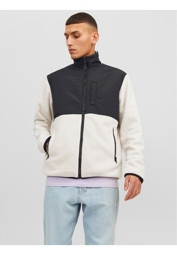 Jack & Jones Polar Marvin 12235864 Écru Regular Fit. Materiał: syntetyk