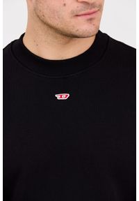 Diesel - DIESEL Czarna męska bluza S-BOXT-D, Rozmiar XL. Okazja: na co dzień. Kolor: czarny. Materiał: elastan, bawełna, materiał. Długość rękawa: długi rękaw. Długość: długie. Styl: casual, elegancki, klasyczny #2