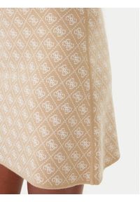 Guess Spódnica ołówkowa W5BD81 Z3JD2 Beżowy Slim Fit. Kolor: beżowy. Materiał: syntetyk #5