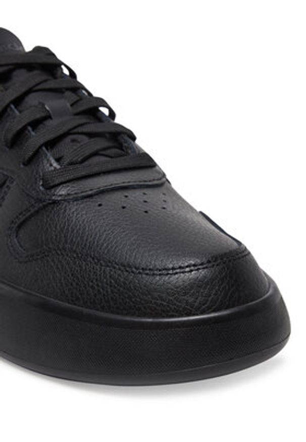 Adidas - adidas Sneakersy Litecourt JI2167 Czarny. Kolor: czarny. Materiał: skóra