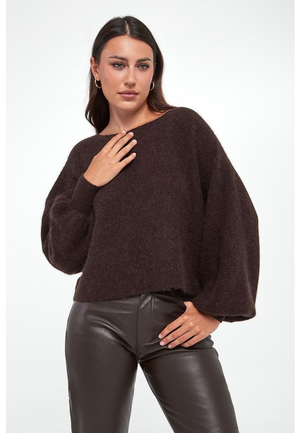 Marella Sport - Sweter damski wełniany Faraday MARELLA SPORT. Materiał: wełna. Styl: sportowy