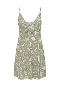 only - ONLY Sukienka letnia Nova 15347862 Khaki Regular Fit. Kolor: brązowy. Materiał: wiskoza. Sezon: lato #1