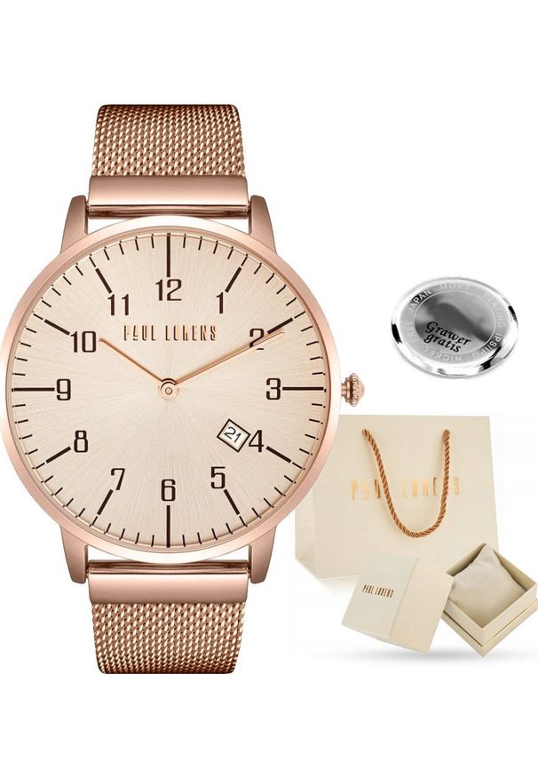 Zegarek damski Paul Lorens KADOMA-4D2 Z GRAWEREM
