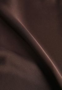 Renee - Brązowa Satynowa Spódnica Maxi High Waist Formia. Stan: podwyższony. Kolor: brązowy. Materiał: satyna #6