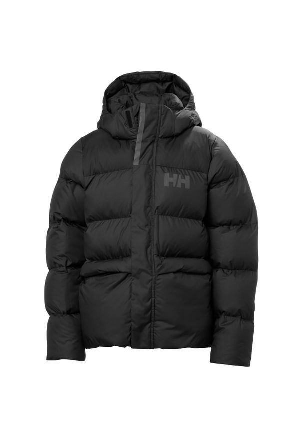 Kurtka dziecięca z kapturem Helly Hansen Specter. Typ kołnierza: kaptur. Kolor: czarny. Materiał: puch. Sezon: zima