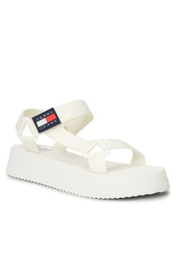 Tommy Jeans Sandały Tjw Eva Sandal EN0EN02466 Écru. Materiał: materiał